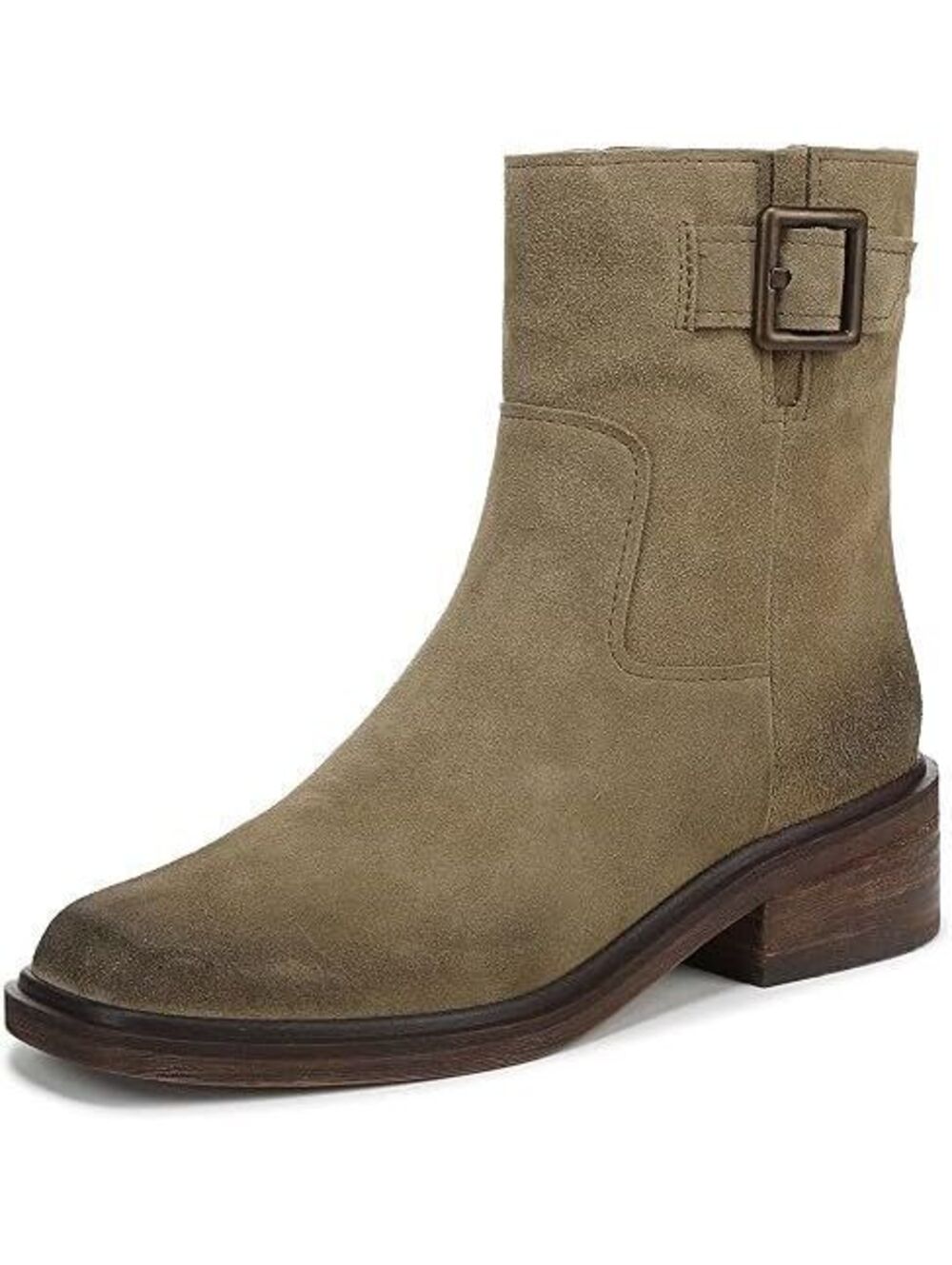Franco Sarto Gillian Ankle Boot (Khaki Green Suede) 7.5 M ($185)
